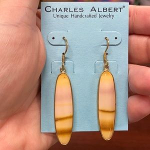 Charles Albert Jasper Earrings set in Alchemia
